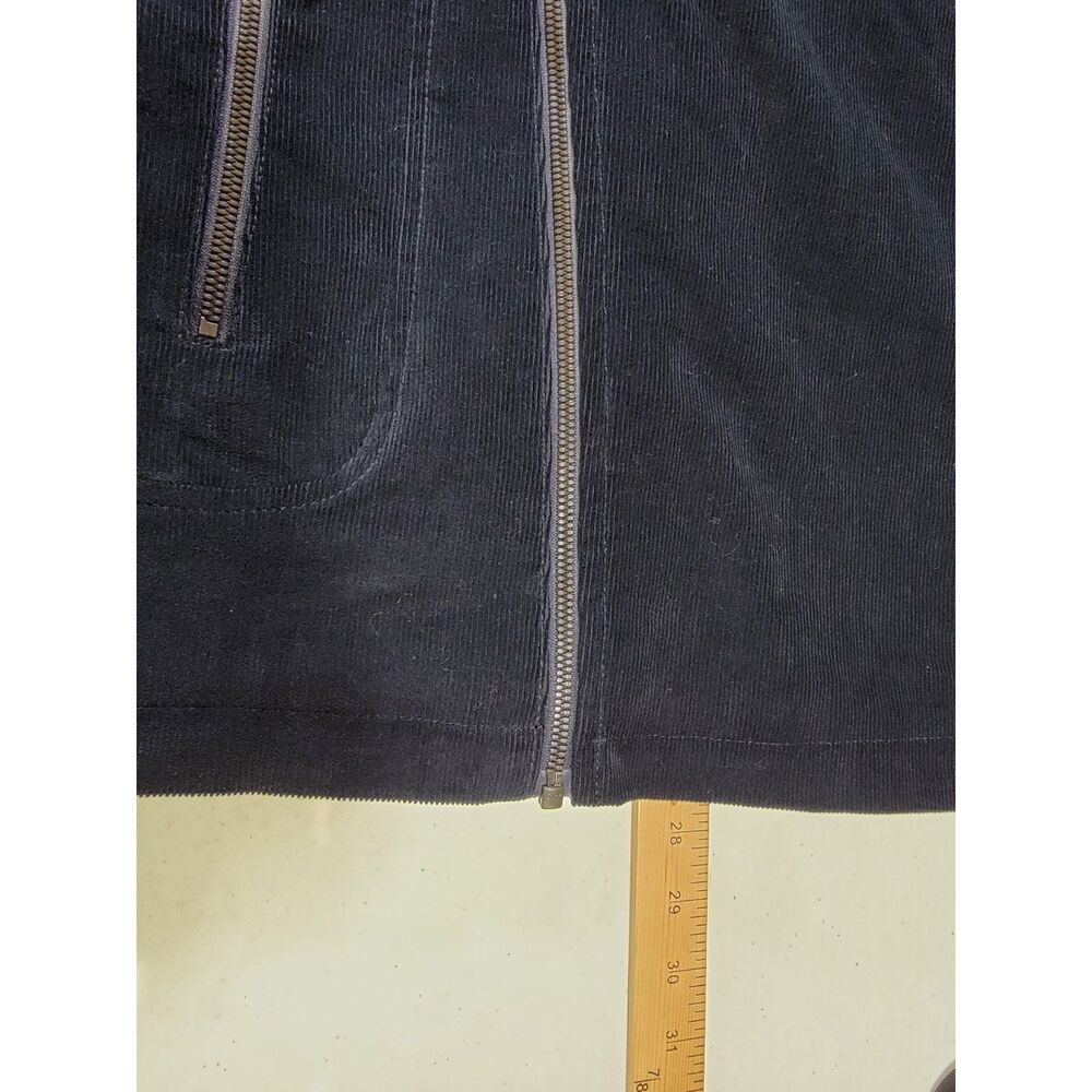 Moda Crise Slim Fit Men's Side Zip Lapel Navy Blazer Jacket - 54R - Picture 7 of 10